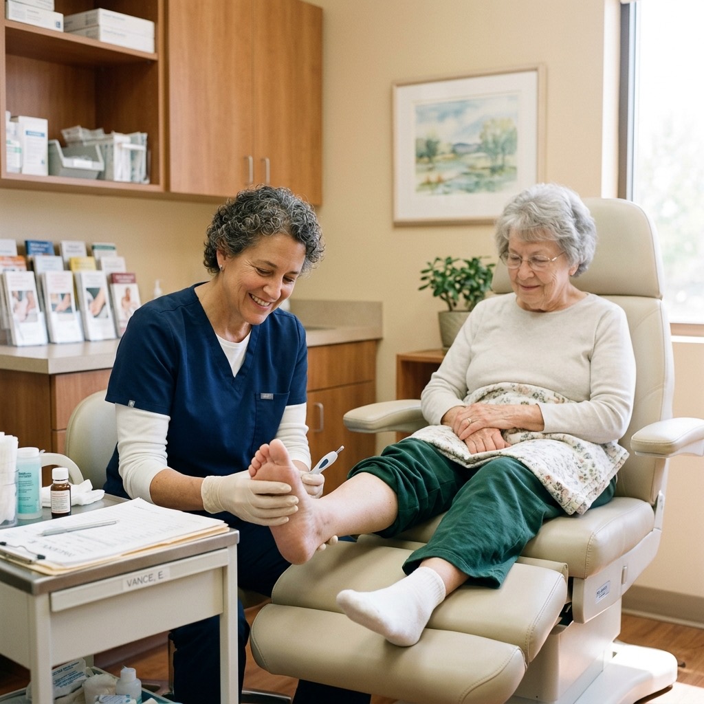 Diabetic foot screening and preventive care at VitaStep in Escondido
